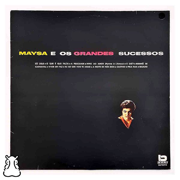 LP Maysa e os Grandes Sucessos - Disco de Vinil 1983 - Hm