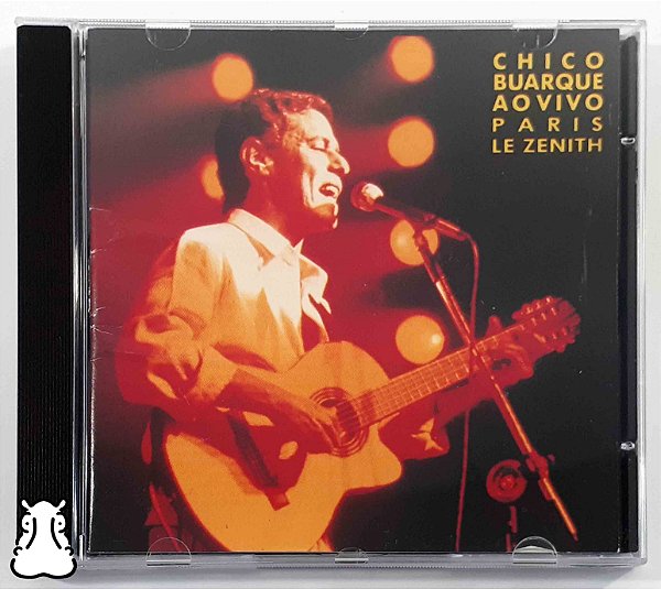 CD Chico Buarque - Ao Vivo Paris Le Zenith - 1990 - Hm