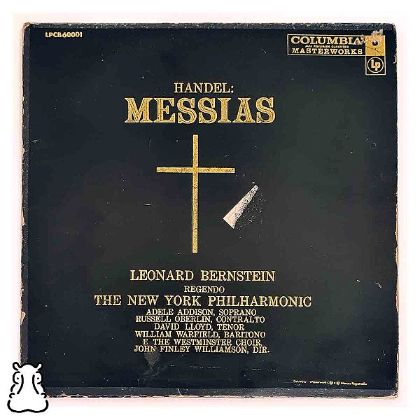 LP Handel - Leonard Bernstein - Messias - Duplo - Vinil - Hm