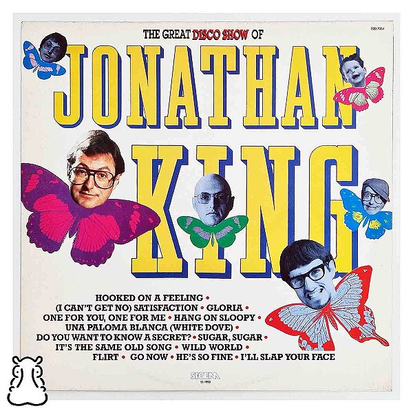 LP Jonathan King - The Great Disco Show - Vinil Amostra - Hm