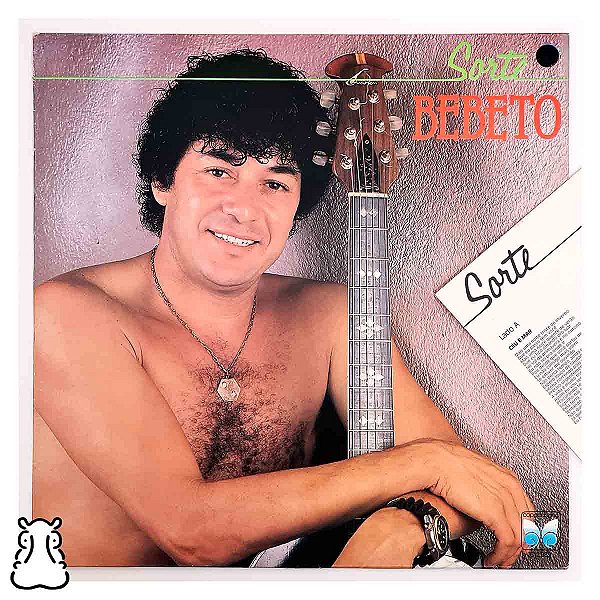 LP Bebeto - Sorte - Disco de Vinil 1989 Encarte - Hm
