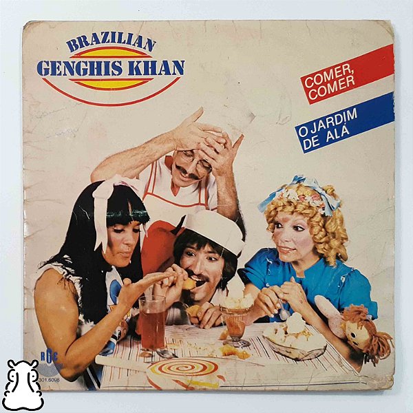 EP Compacto Brazilian Genghis Khan - Comer, Comer Vinil - Hm