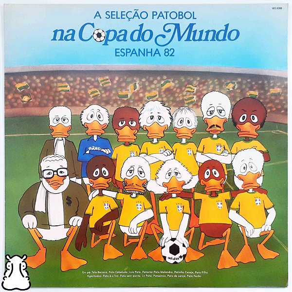 LP Seleção Patobol Copa do Mundo Espanha 82 Vinil 1982 - Hm