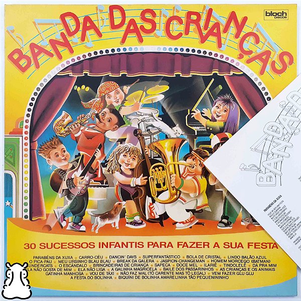 LP Banda das Crianças 30 Sucesso Infantis Vinil Encarte - Hm
