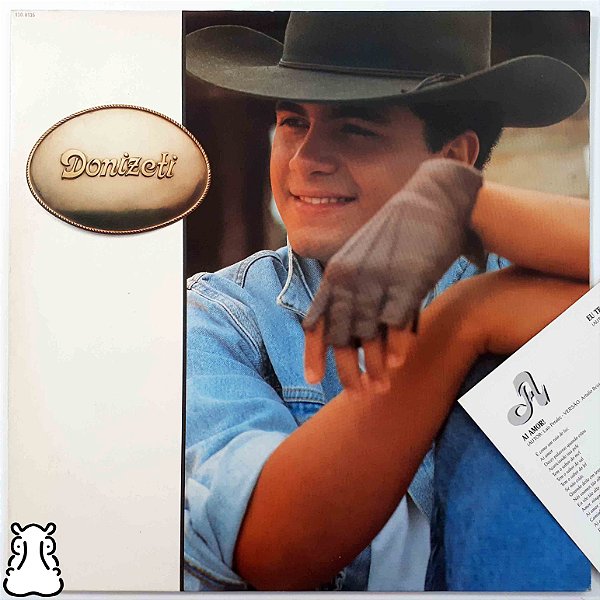 LP Donizeti - Ai Amor Disco Vinil Amostra 1991 Encarte - Hm