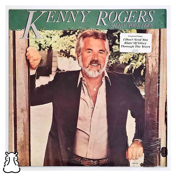 LP Kenny Rogers - Share Your Love - Vinil Importado - Hm