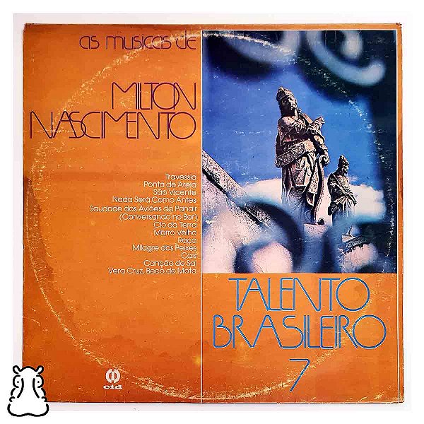 LP Milton Nascimento - Talento Brasileiro 7 Vinil 1978 - Hm