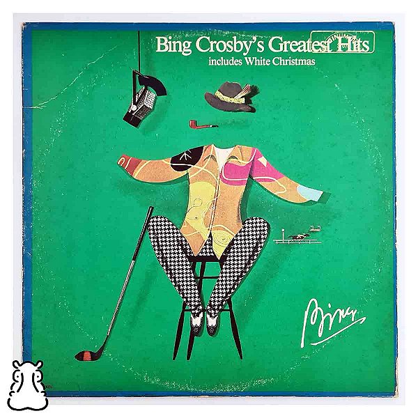 LP Bing Crosby - Greatest Hits White Christmas - Vinil - Hm