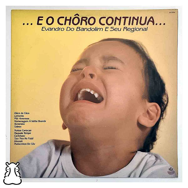 LP Evandro do Bandolim - E o Choro Continua Vinil 1986 - Hm