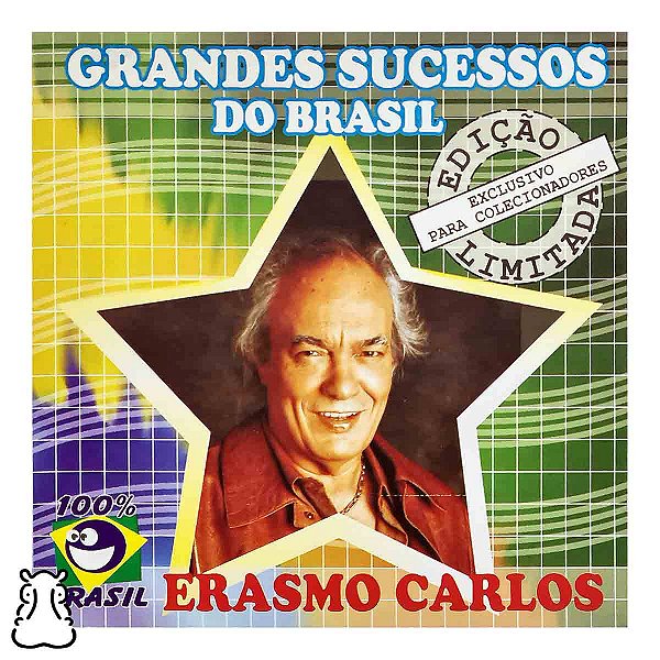 CD Erasmo Carlos - Grandes Sucessos do Brasil - Novo - Hm