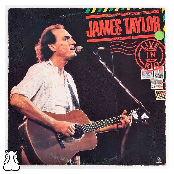 LP James Taylor - Live in Rio - Disco de Vinil 1986 - Hm