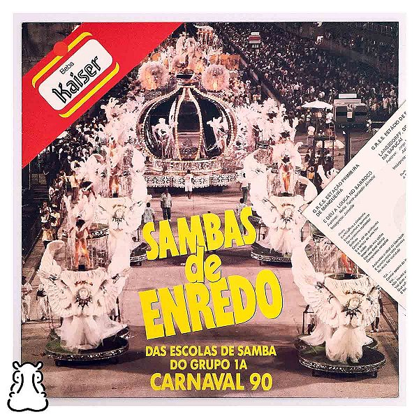LP Sambas de Enredo RJ - Carnaval 1990 - Grupo 1A Vinil - Hm