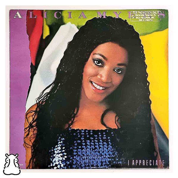 LP Alicia Myers - I Appreciate - Vinil 1984 - Importado - Hm