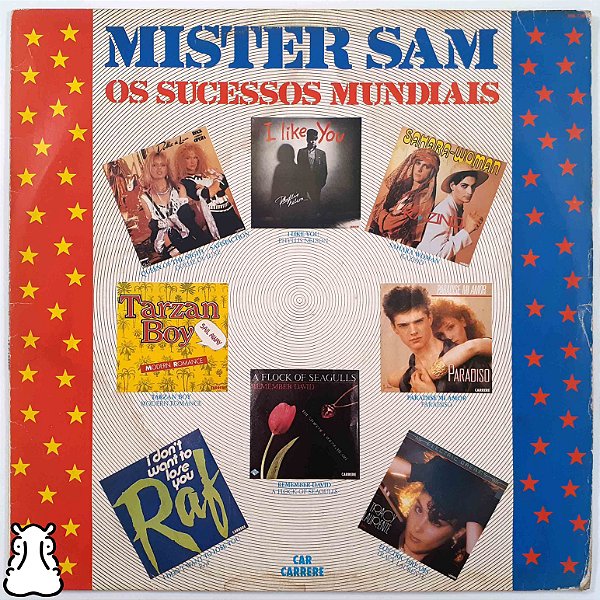 LP Mister Sam  Os Sucessos Mundiais Disco de Vinil 1986 - Hm