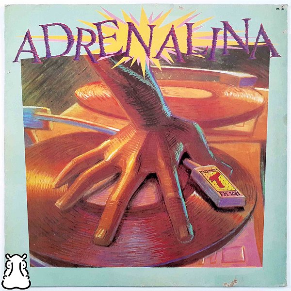 LP Adrenalina - Disco de Vinil 1990 Leia - Hm