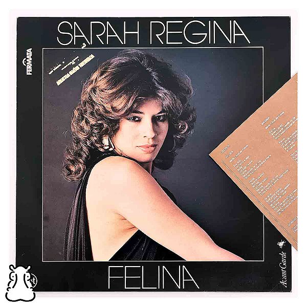 LP Sarah Regina - Felina - Disco de Vinil 1982 encarte - Hm