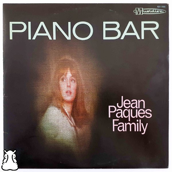 LP Jean Paques Family - Piano Bar - Disco de Vinil 1980 - Hm