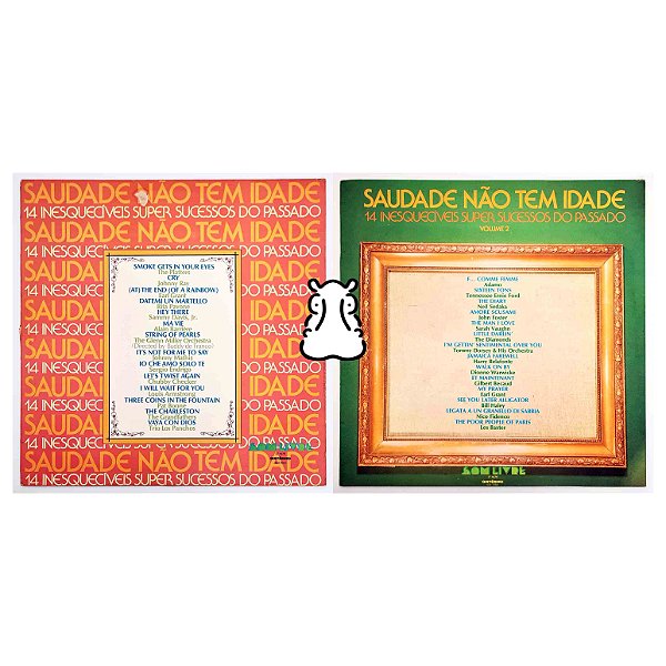 2 LPs Saudade Não Tem Idade Vol 1 e 2 - Disco de Vinil - Hm