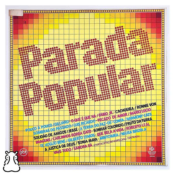 LP Parada Popular - SBT - Disco de Vinil 1983 - Amostra - Hm