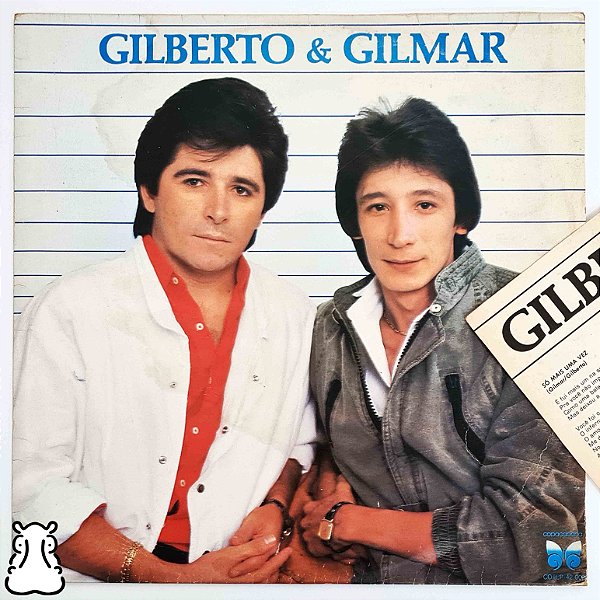 LP Gilberto e Gilmar Só Mais Uma Vez Vinil 1985 Encarte - Hm