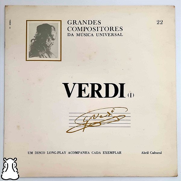 LP Verdi Compositores da Música Universal Nº 22 - Vinil - Hm