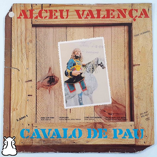 LP Alceu Valença Cavalo de Pau Vinil 1982 Encarte Leia - Hm
