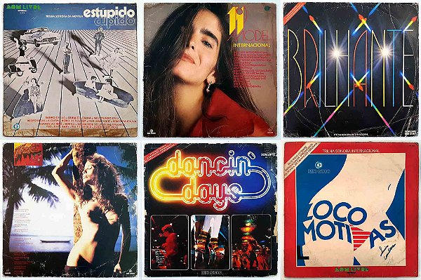 6 LPs de Novelas Tieta Top Model Brilhante Vinil - Leia - Hm