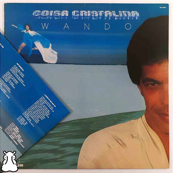 LP Wando - Coisa Cristalina Vinil Amostra 1983 Encarte - Hm