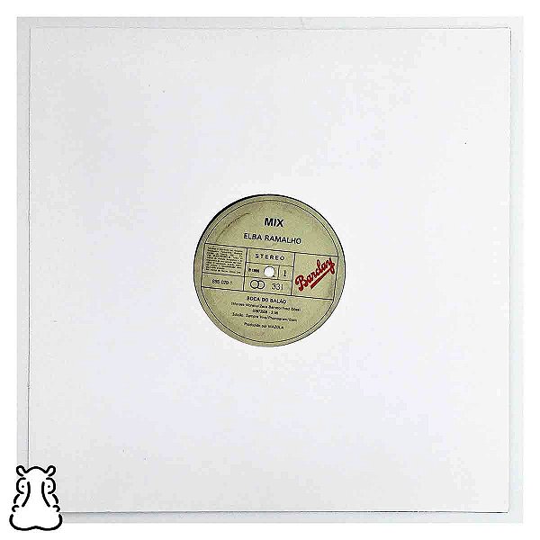 LP Elba Ramalho - Boca Do Balão - Vinil 1986 - Single - Hm