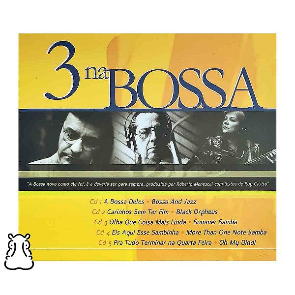 Box 5 Cds 3 Na Bossa - Volume 1 - Novo Lacrado - Hm