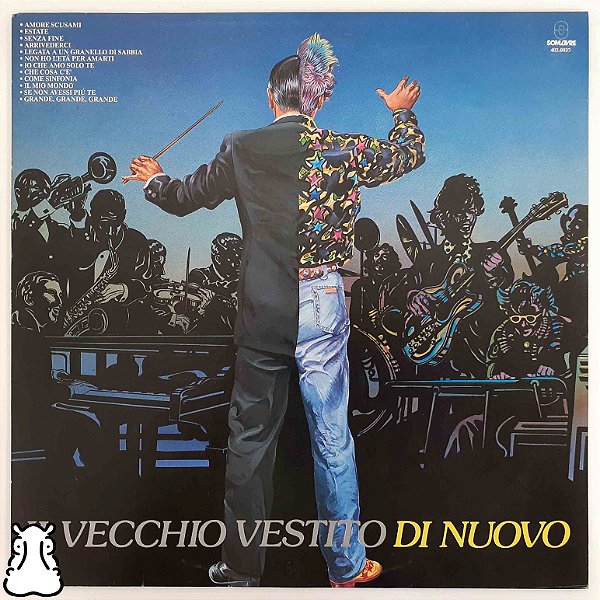 LP Il Vecchio Vestito Di Nuovo Disco Vinil Amostra 1988 - Hm