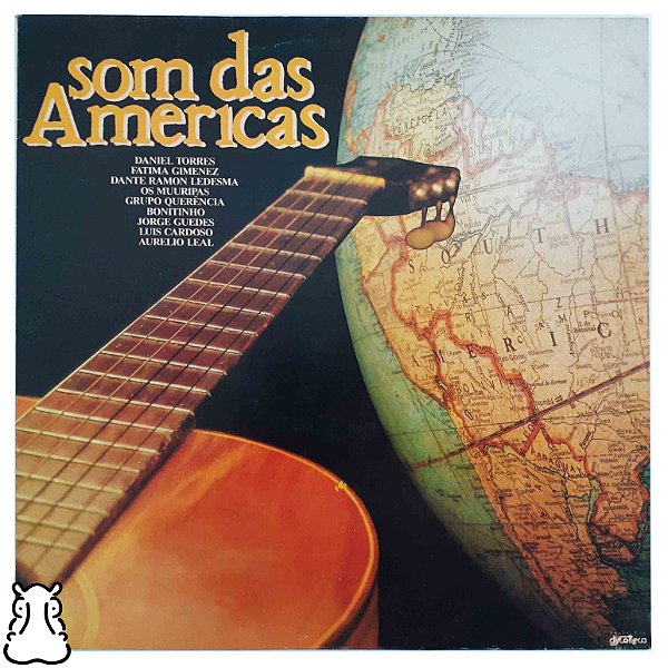 LP Som Das Américas - Disco de Vinil Coletânea 1990 - Hm