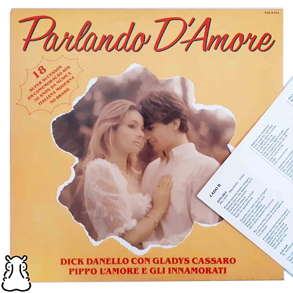 LP Parlando D'amore Disco de Vinil Amostra 1990 Encarte - Hm