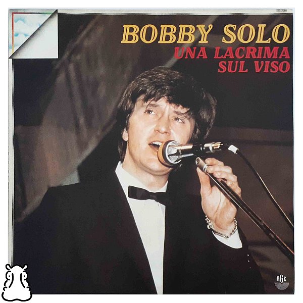 LP Bobby Solo - Una Lacrima Sul Viso Vinil Amostra 1992 - Hm
