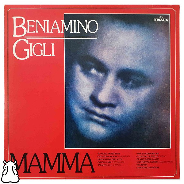 LP Beniamino Gigli - Mamma - Disco de Vinil 1982 - Hm