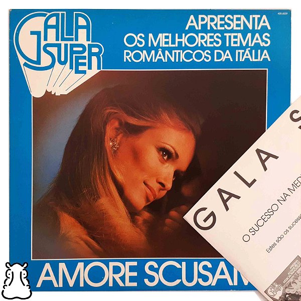 LP Gala Super - Amore Scusami Disco Vinil 1982 Encarte - Hm