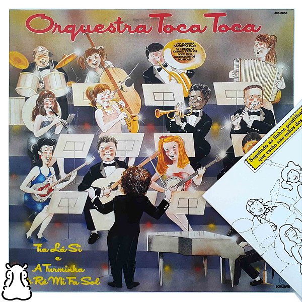 LP Tia Lá Si Turminha Dó Ré Mi Toca Toca Vinil Amostra - Hm