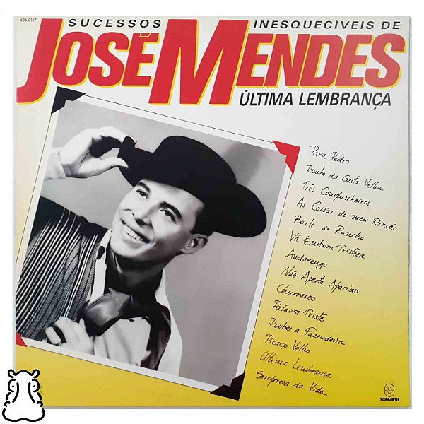 LP Sucessos de José Mendes Lembrança Vinil Amostra - Hm