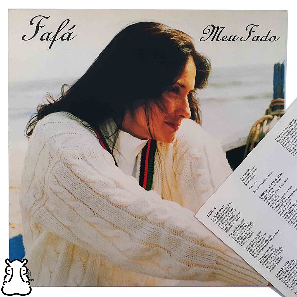 LP Fafá de Belém - Meu Fado Vinil Amostra 1992 Encarte - Hm