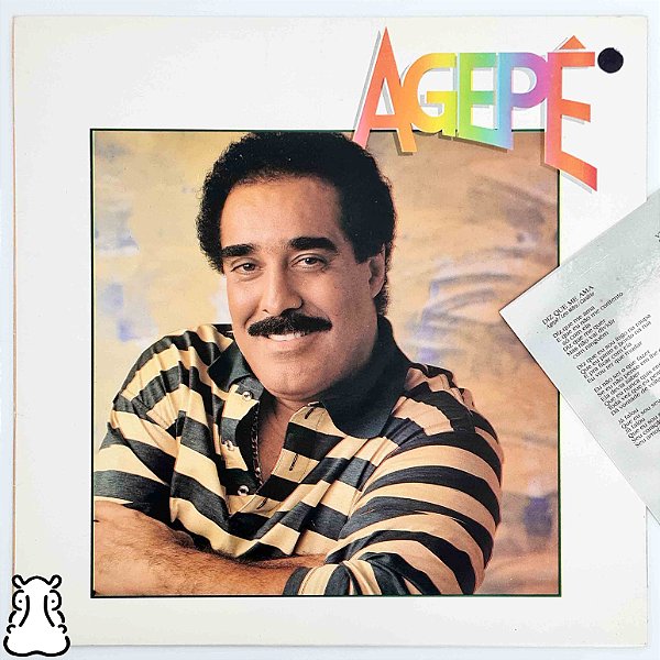 LP Agepê - Diz que me Ama - Disco de Vinil 1990 Encarte - Hm