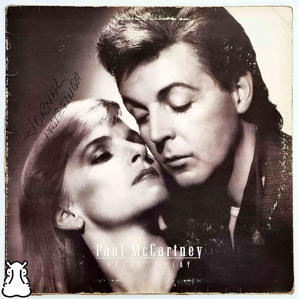 LP Paul McCartney - Press to Play - Vinil 1986 Encarte - Hm