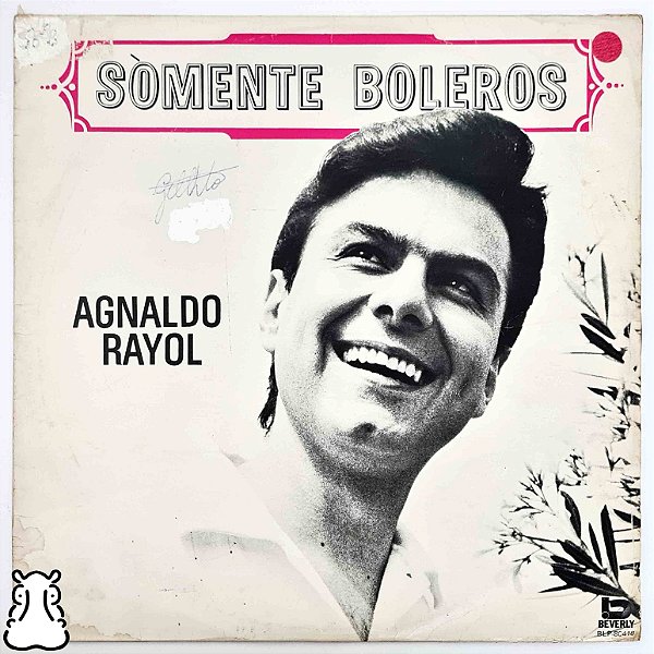 LP Agnaldo Rayol Somente Boleros Disco Vinil 1965 Leia - Hm