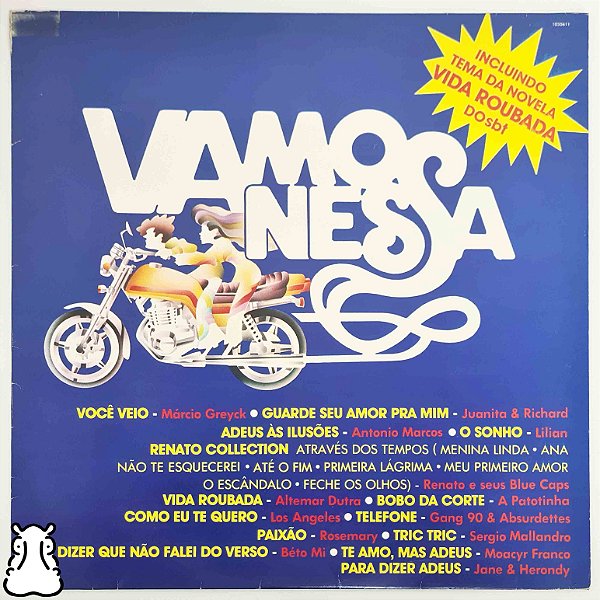 LP Vamos Nessa - Disco de Vinil Amostra Coletânea 1983 - Hm