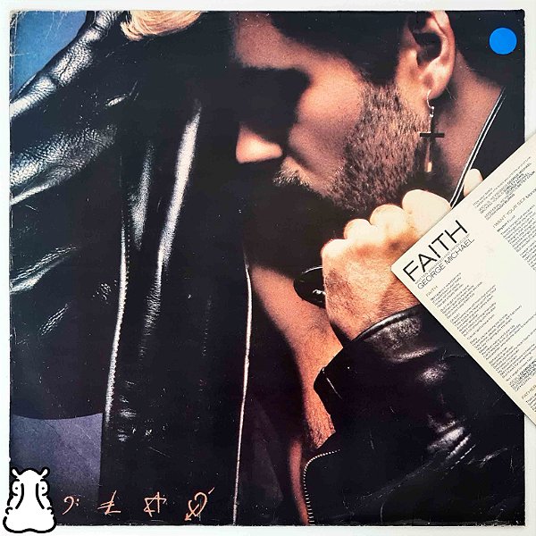 LP George Michael - Faith - Disco de Vinil 1987 Encarte - Hm