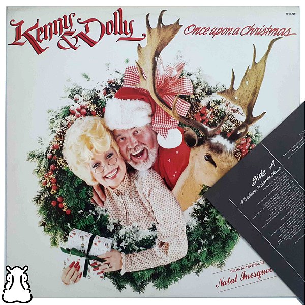 LP Kenny Rogers Dolly Once Upon Christmas Vinil Encarte - Hm