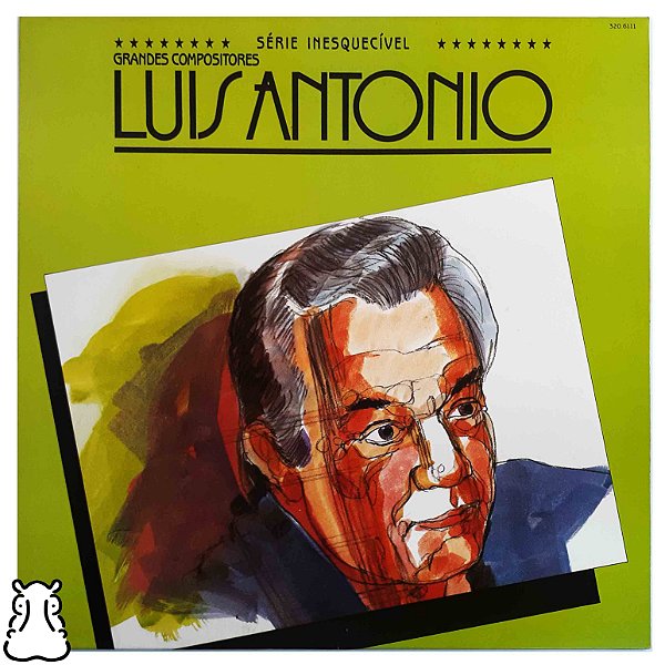LP Luis Antonio Inesquecível Compositores Vinil Amostra - Hm