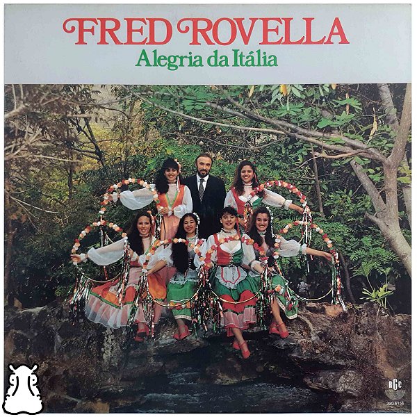 LP Fred Rovella - Alegria da Itália Vinil Amostra 1991 - Hm