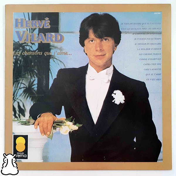 LP Hervé Vilard - Les Chansons Que J'aime Vinil Amostra - Hm