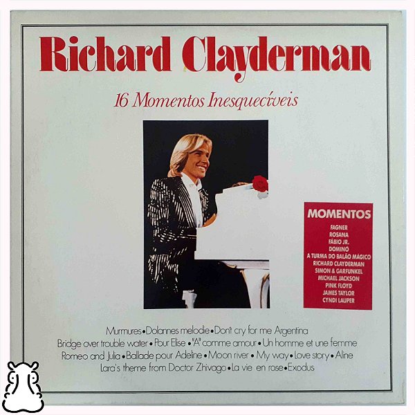 LP Richard Clayderman - 16 Momentos Inesquecíveis Vinil - Hm