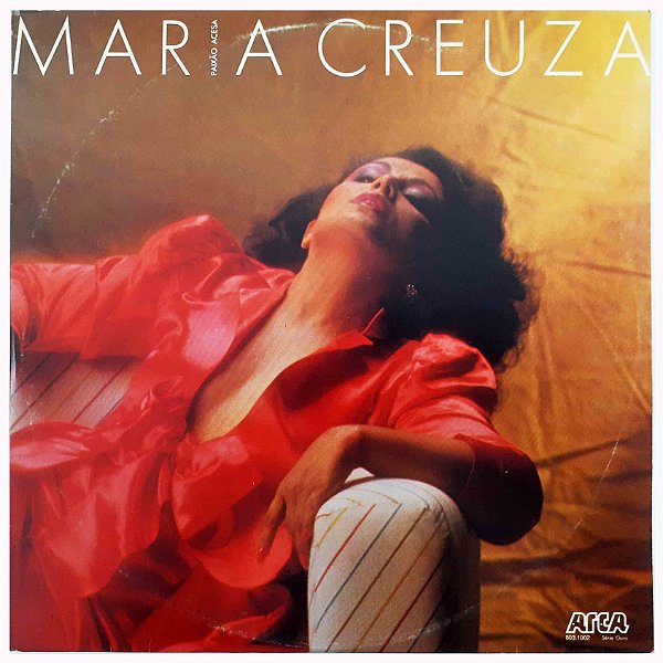 LP Maria Creuza - Paixão Acesa Disco Vinil 1985 Amostra - Hm